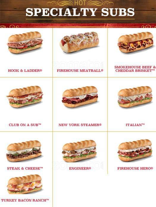 firehouse subs prices