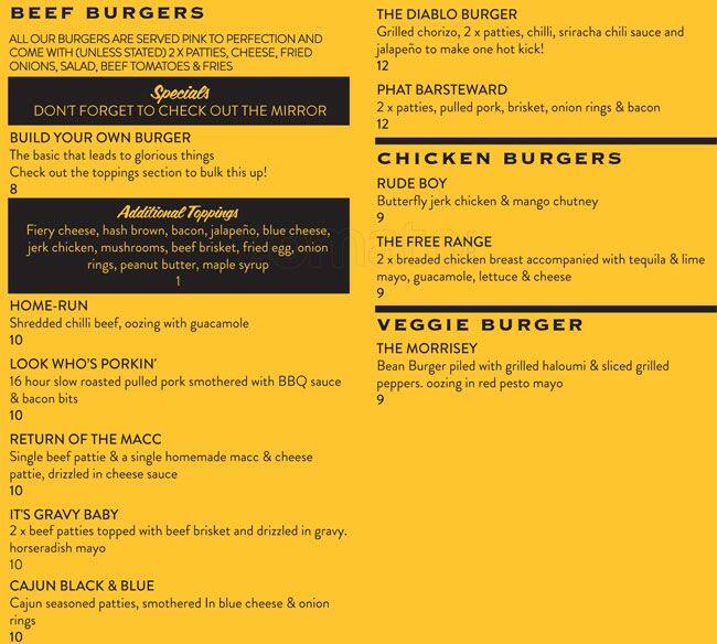 Morley Cheek's Menu, Menu untuk Morley Cheek's, Chorlton, Manchester Zomato UK