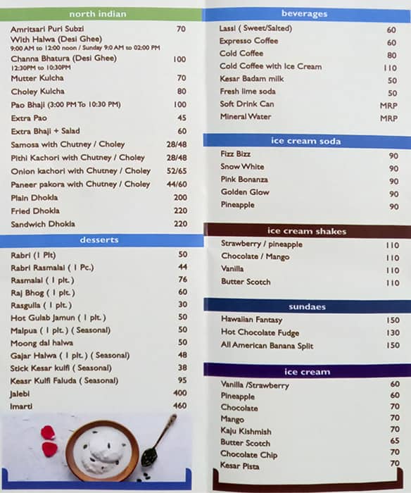 OM Sweets And Snacks menu
