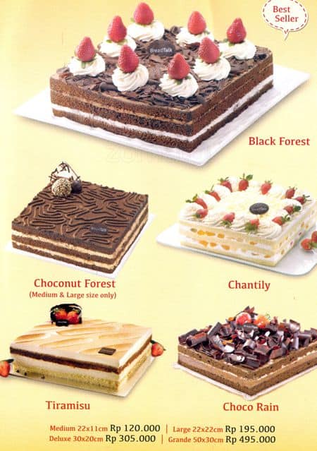 Harga Kue Ulang Tahun Breadtalk 2014 - Harga 11