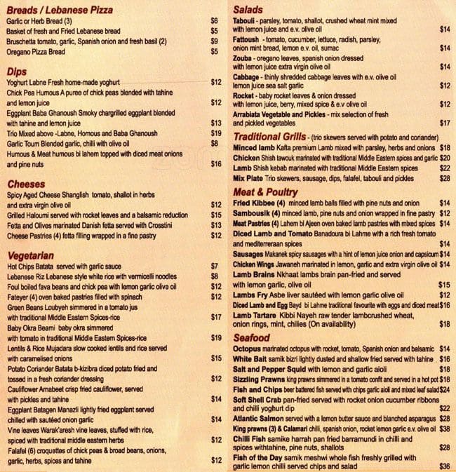 Arrabiata Menu, Menu for Arrabiata, Crows Nest, Sydney - Urbanspoon/Zomato