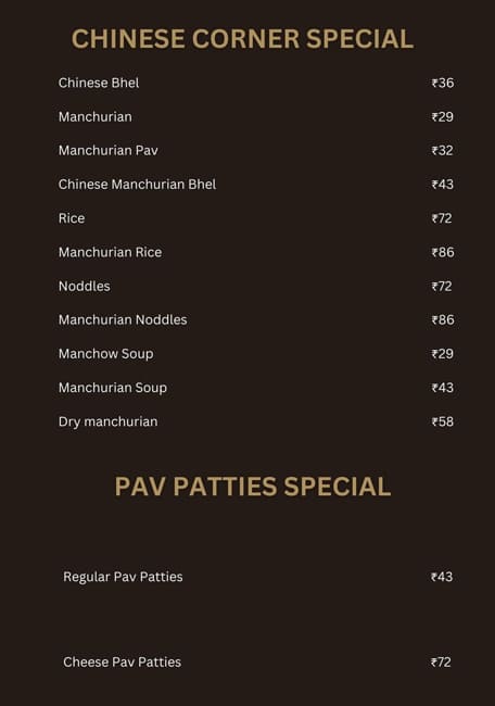 gokul hotel borivali menu