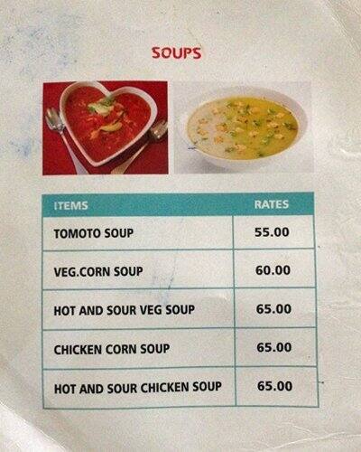 Haritha Restaurant menu