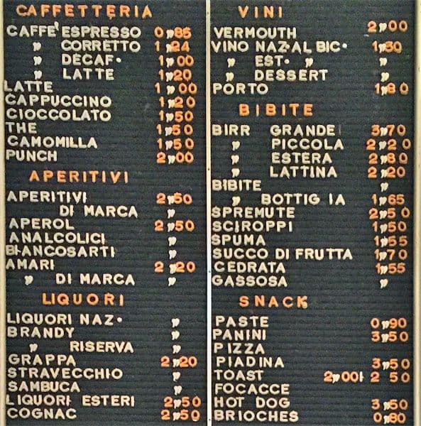 Menu di Dai Cugini SNC 