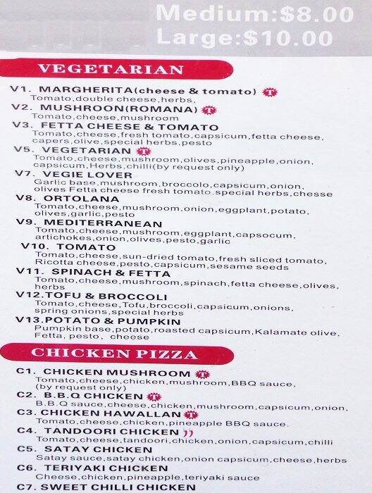 Papa Giuseppe Pizza & Pasta Menu Urbanspoon/Zomato