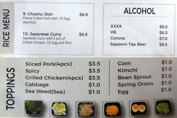 boxer ramen price menu boxer ramen price menu