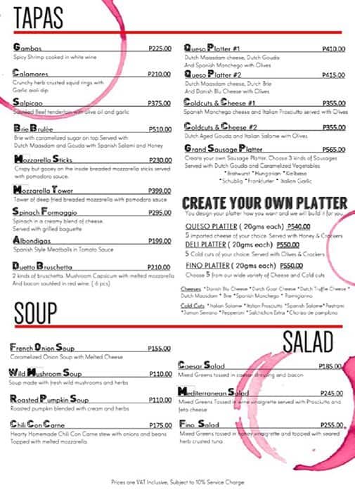 Fino Deli Menu, Menu de Fino Deli, Marikina Heights, Marikina City Zomato Filipinas