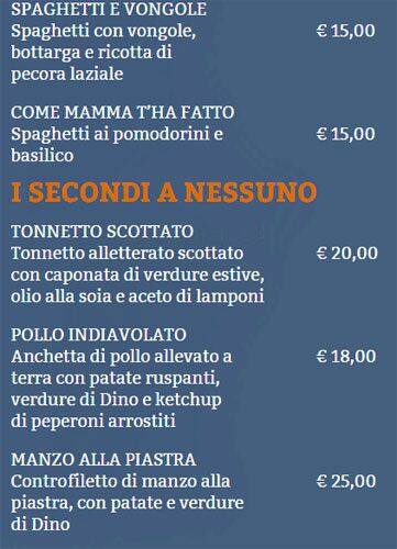 Menu di L´Attico Bistrot 