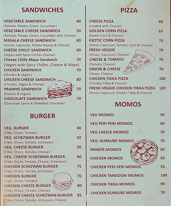 Menu of Krispy Bites, Jogeshwari, Mumbai