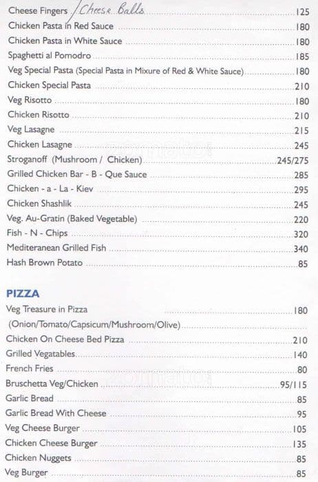 Express Food Plaza menu