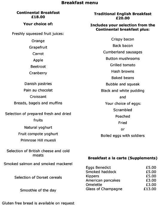 Blue Door Bistro The Montague on the Gardens menu Zomato UK