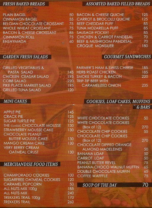 Tully Menu Menu at Tully's Coffee Philippines - Binondo cafe, Manila, JX2F+99C