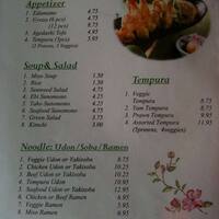 Mimi Korean Japanese Restaurant Menu