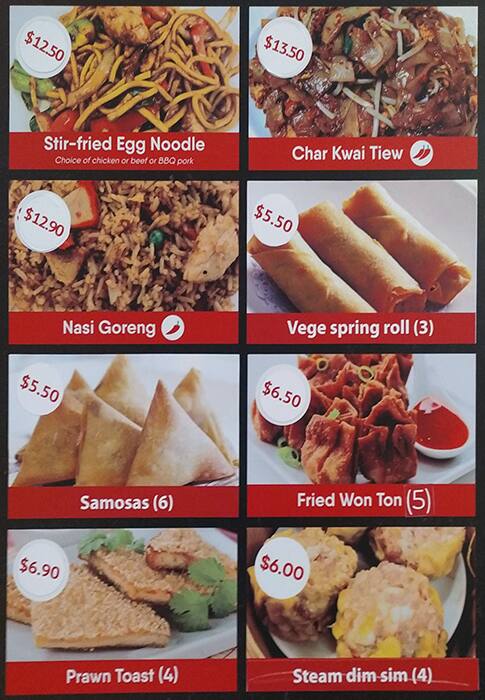 Menu at Won Ton Ton restaurant, Shailer Park, -3846 Pacific Hwy