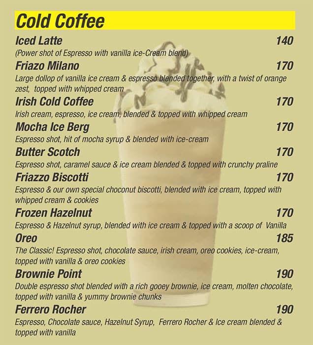 Menu of Truffles, St Marks Road, Bangalore