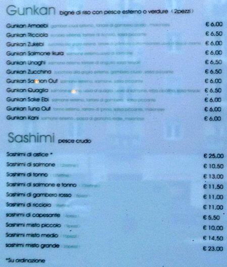 Menu di Conch 