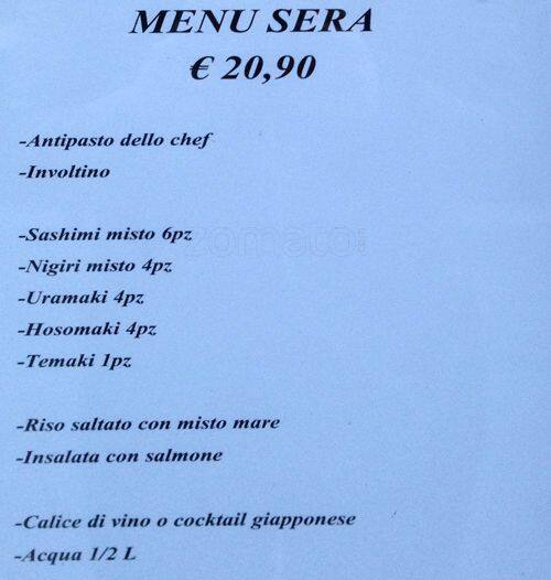 Menu di Conch 