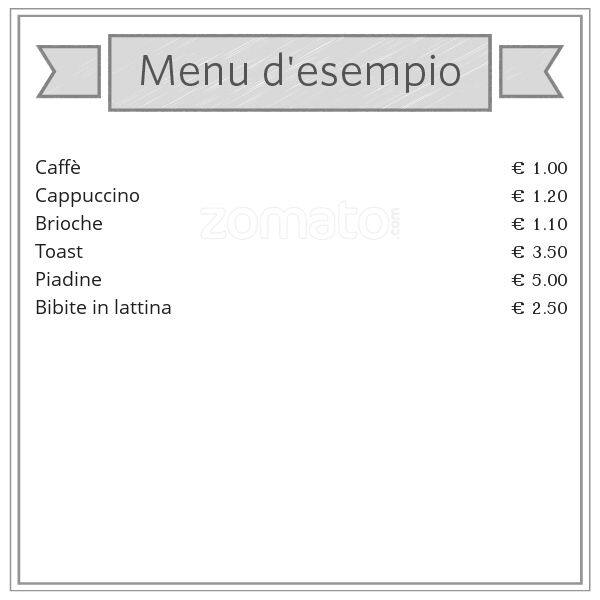 Menu di Nuovo Bar 
