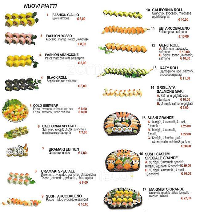Menu di Tsu Ba Me Kara 