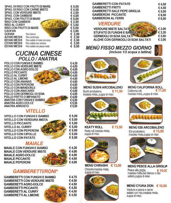 Menu di Tsu Ba Me Kara 