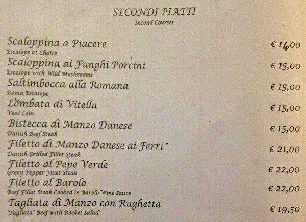 Menu di Ulisse 