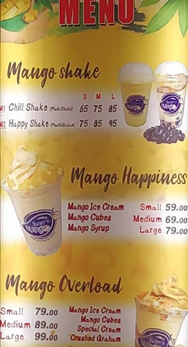 Carta de Today's Mango