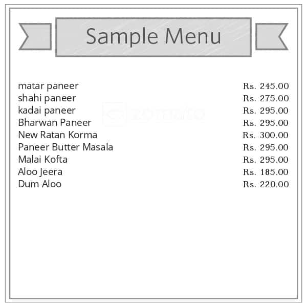 Only Restaurant menu