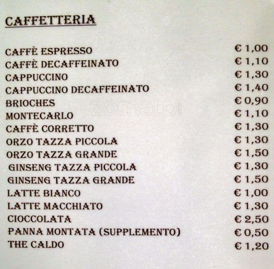 Menu di Paolo e Antonella 