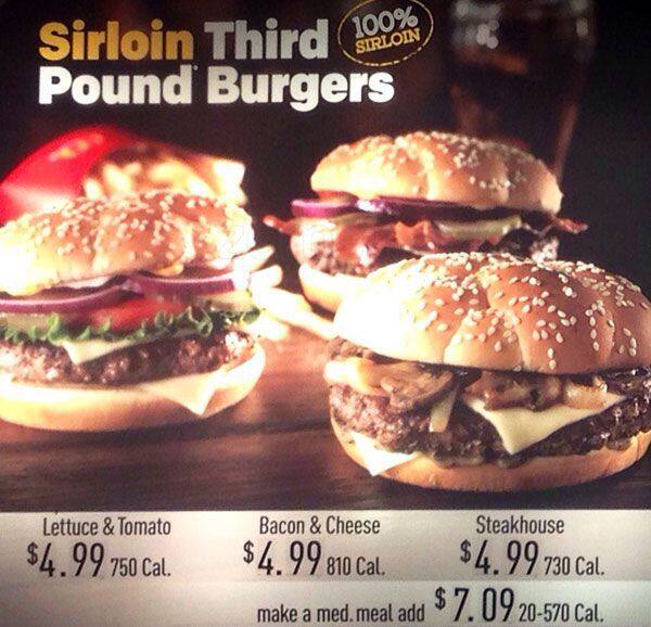 Menu at McDonald's fast food, Thornton, 611 E 120th Ave