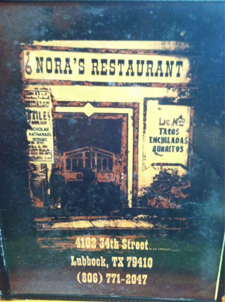Nora S Restaurant Menu For Lubbock Nora S Restaurant Lubbock Menu