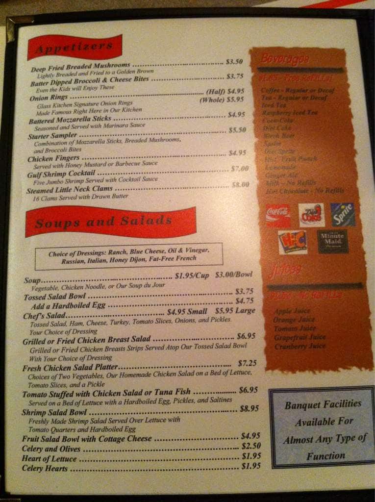 Glass Kitchen Menu, Menu for Glass Kitchen, Newark, Wilmington