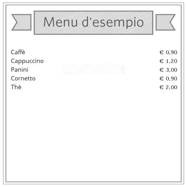 Menu di Caffè Ceravolo 