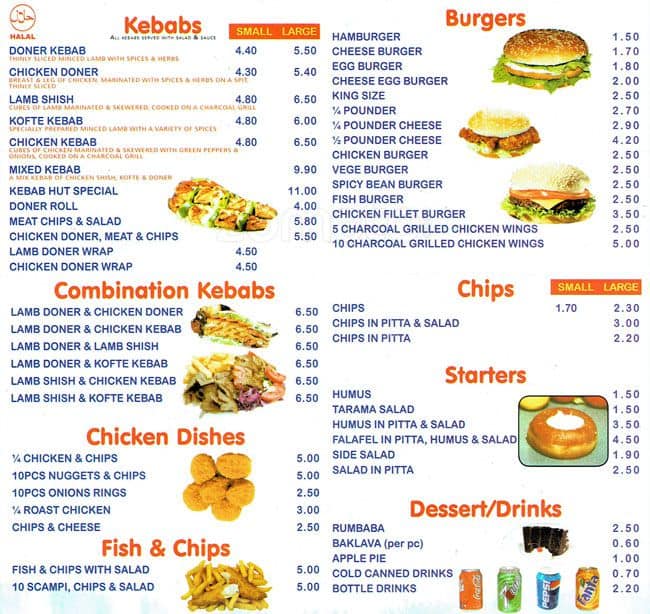 Kebab Hut Menu, Menu For Kebab Hut, West Norwood, London - Zomato UK