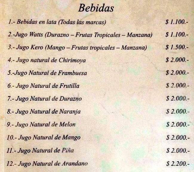 Che Corleone menu