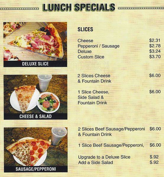 Menu at Brothers Pizza Express pizzeria, The Woodlands, Farm to Market