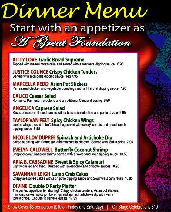 Menu at Lips pub & bar, Atlanta