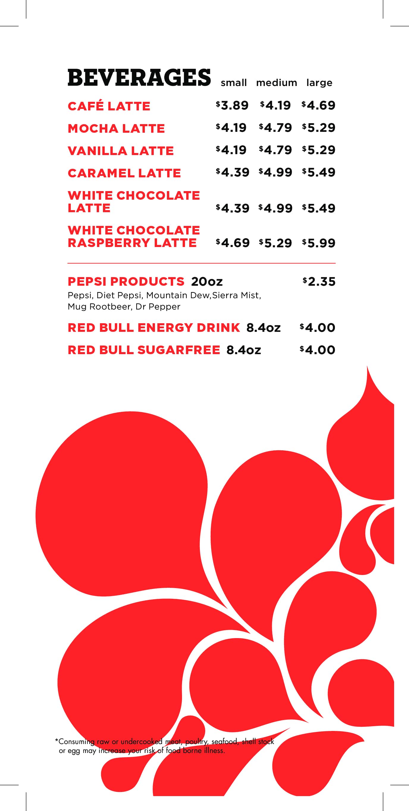 Menu at Fuel American Grill pizzeria, Sioux City