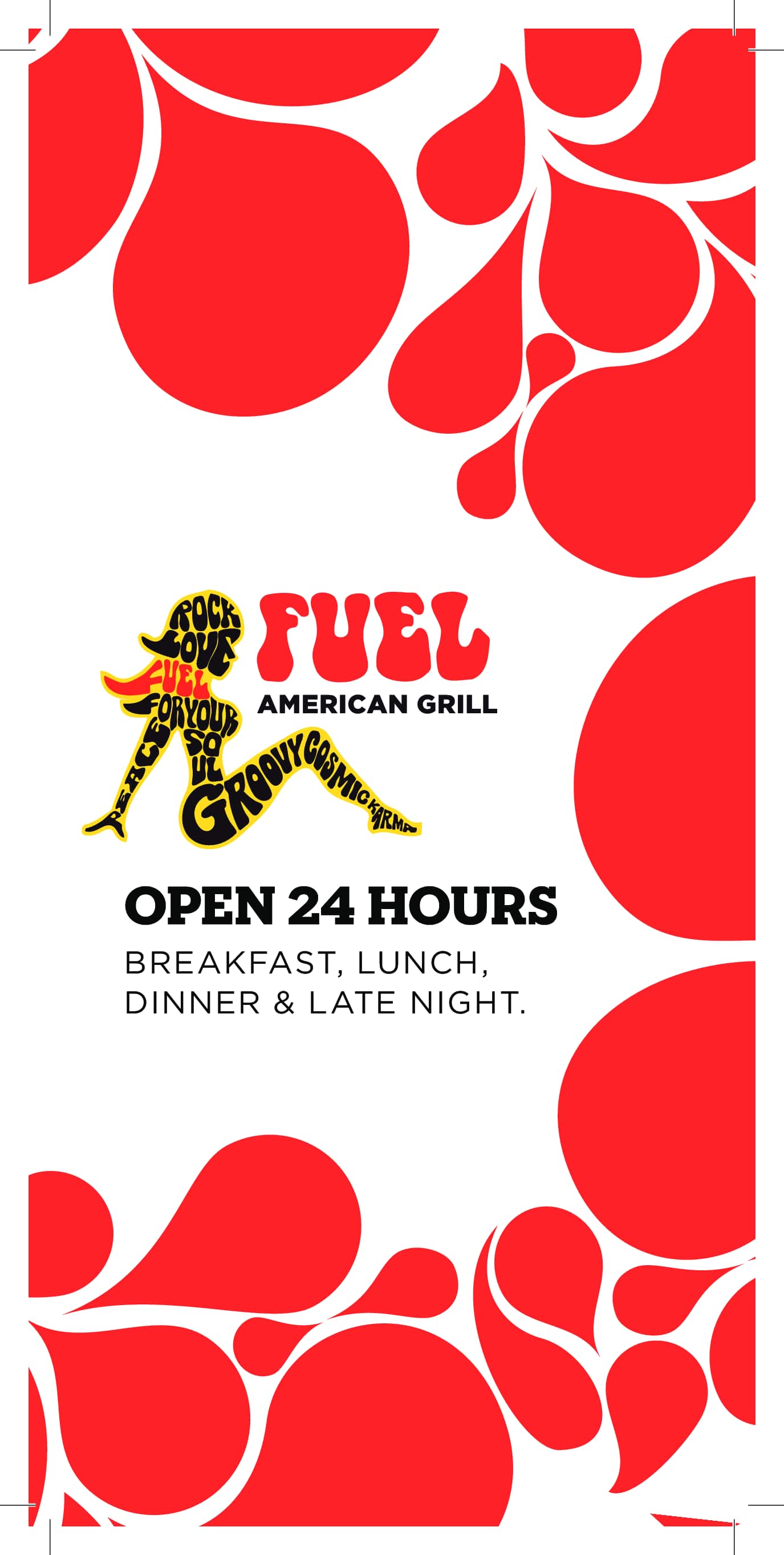 Menu at Fuel American Grill pizzeria, Sioux City