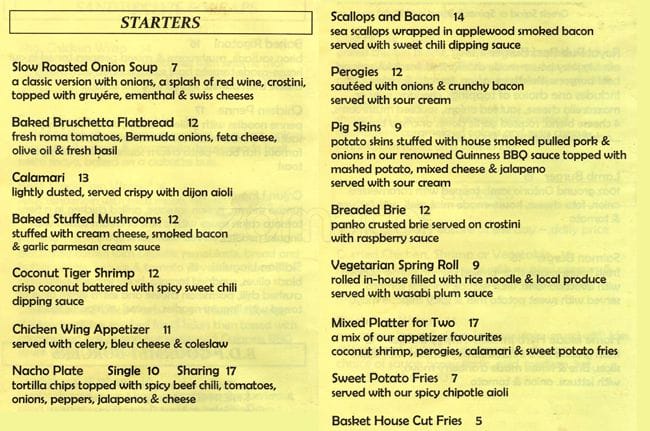 black dog menu black dog menu