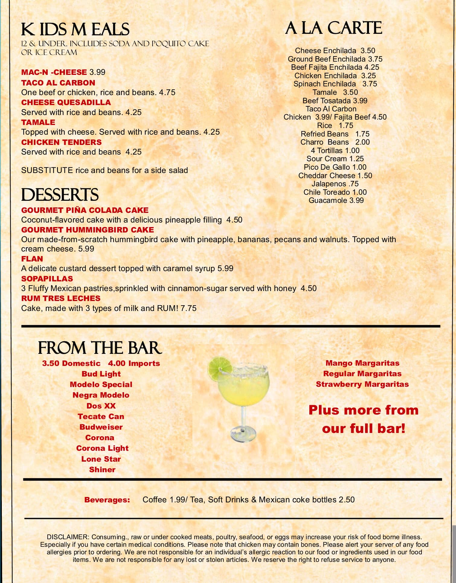 Enchilada Way Mexican Grill Menu Urbanspoon/Zomato