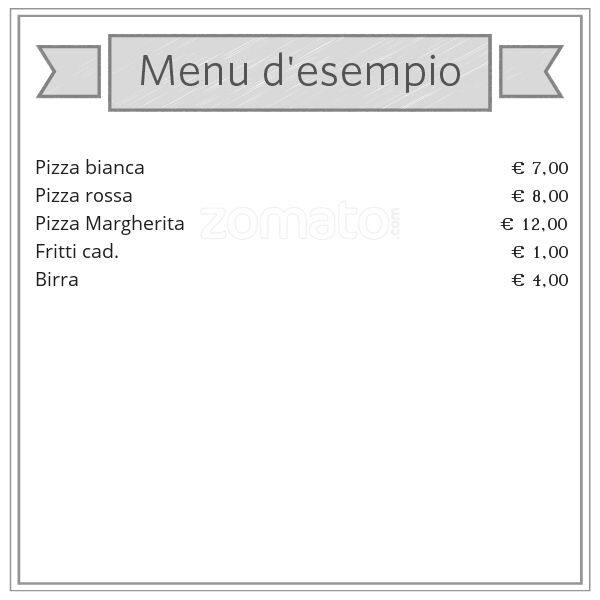 Menu di no pizza no party 