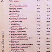Kuchnia Domowa Sasiedzi Menu Menu Restauracji Kuchnia Domowa Sasiedzi Kazimierz Krakow