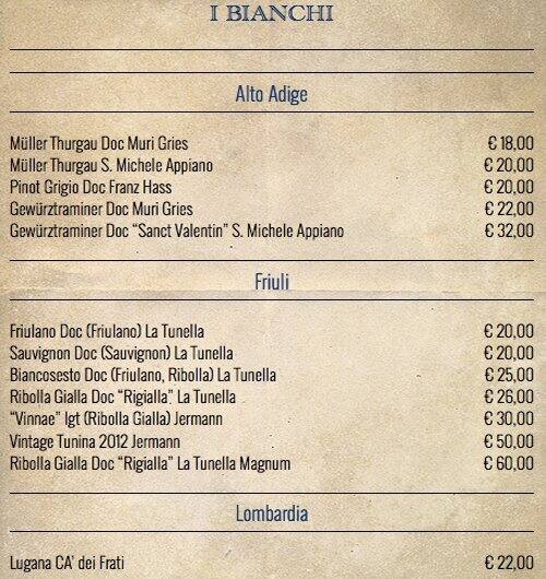 Menu di Il Marinaio 