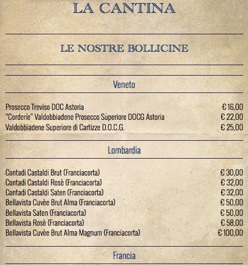 Menu di Il Marinaio 