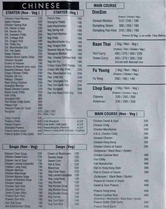 Asian Spice Menu, Menu for Asian Spice, Vasai, Mumbai Zomato