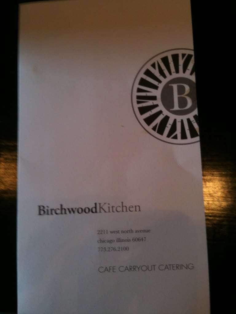 Birchwood Kitchen Menu Menu For Birchwood Kitchen Wicker Park