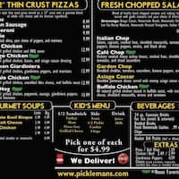 Pickleman #39 s Printable Menu Pickleman #39 s Printable Menu