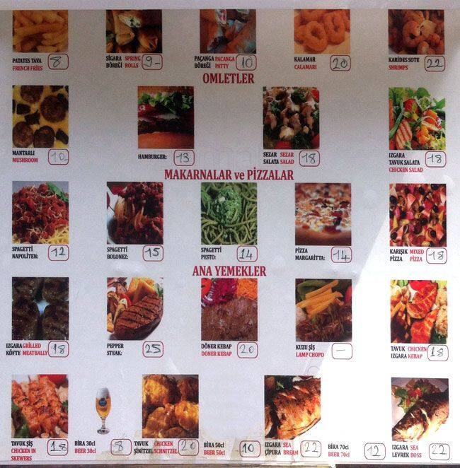 Addres menu