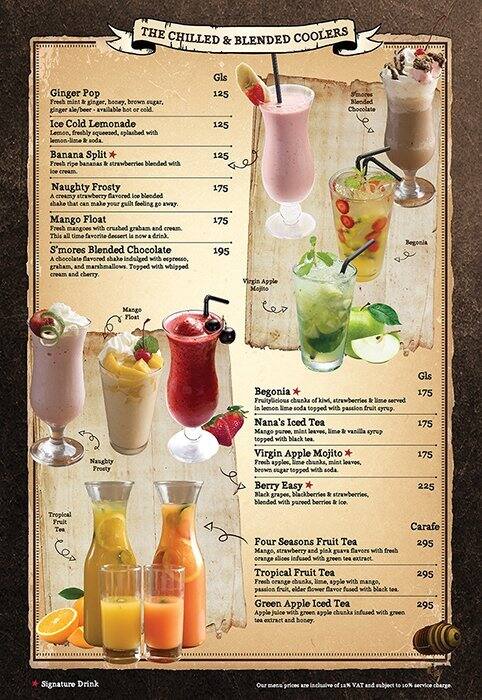 Carta de Morganfield's