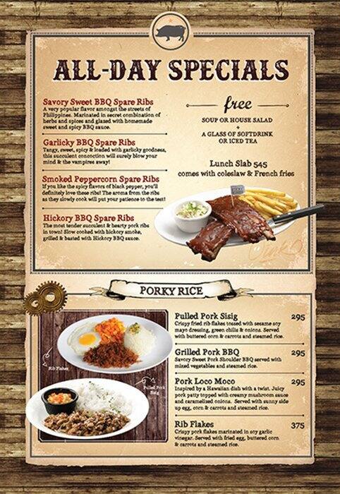 Carta de Morganfield's